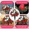 Artificial Cemetery & Memorial Flowers with Vase – Red & White Silk Rose Gravesite Bouquet, Outdoor Headstone Decoration, Long-Lasting Memorial Arrangement (2 Sets)
